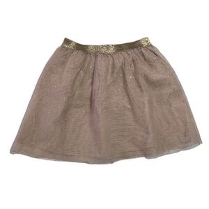 Peek blush with gold sparkle tulle skirt 4-6 years
